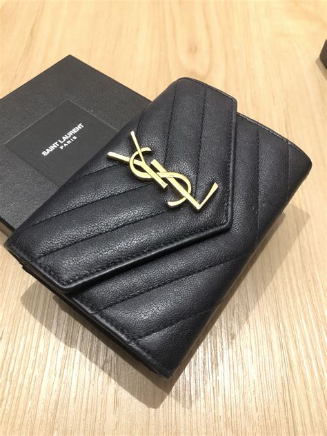 ysl slim wallet|ysl wallet used.